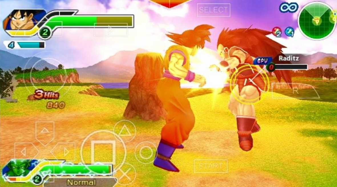 Dragon Ball Tenkaichi Tag Team PPSSPP Highly Compressed