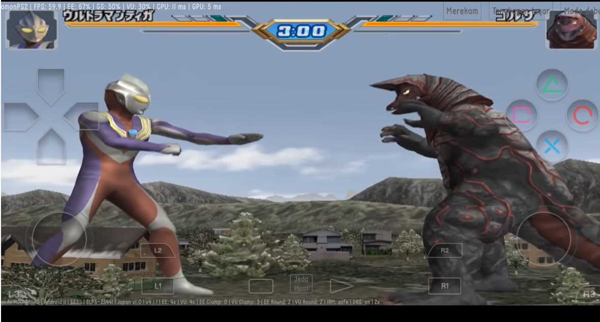 Download Ultraman Fighting Evolution 3 PS2 ISO Gratis